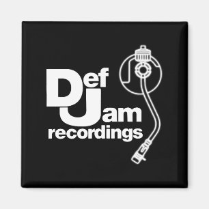 Nieuwe Def Jam-opnamelogo Klik Rap Hip Hop Mij  Magneet