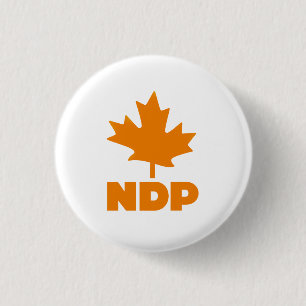 Nieuwe Democratische Partij van Canada Ronde Button 3,2 Cm