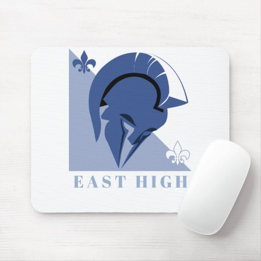 Nieuwe Design van de Lincoln East High School Muismat (Met muis)
