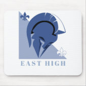 Nieuwe Design van de Lincoln East High School Muismat (Voorkant)