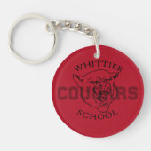 NIEUWE Design van Whittier Junior High School Sleutelhanger (Voorkant)