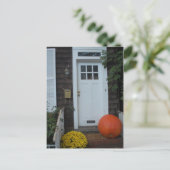 Nieuwe deur in Engeland in het najaar Briefkaart (Staand voorkant)