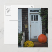 Nieuwe deur in Engeland in het najaar Briefkaart (Voorkant / Achterkant)