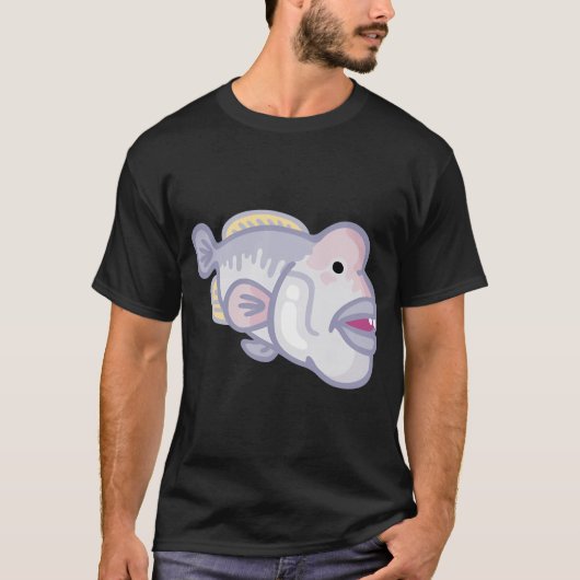 Nieuwe dieren - Lipvis T-shirt (Voorkant)