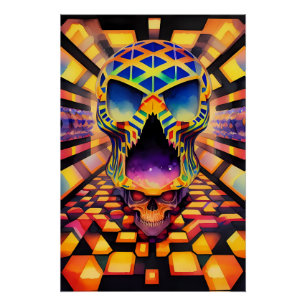 Nieuwe digitale begraafplaats perfect poster