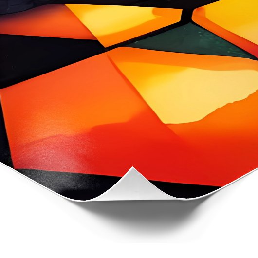 Nieuwe digitale begraafplaats perfect poster (Hoek)