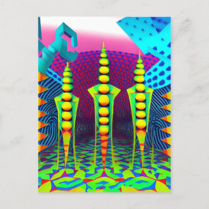 Nieuwe Dimensies Beckon - Ken Gage Art Briefkaart