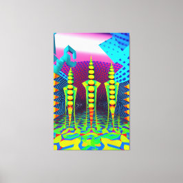 Nieuwe Dimensies Beckon - Ken Gage Art Canvas Afdruk