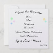 Nieuwe disco partij - SRF Kaart (Achterkant)