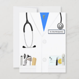 Nieuwe Doctor Medisch Afstuderen Celebration Kaart
