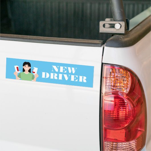 Nieuwe driver Avatar Bumpersticker (Op Truck)