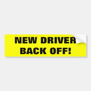 Nieuwe driver Bumpersticker