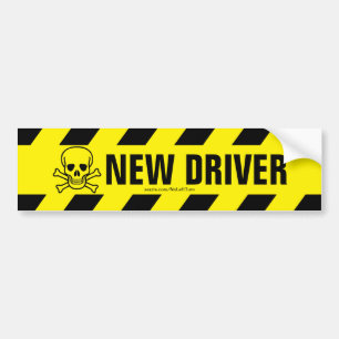 Nieuwe driver Bumpersticker