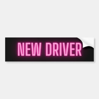 Nieuwe driver Bumpersticker
