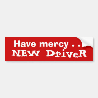 Nieuwe driver Bumpersticker