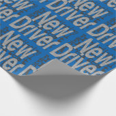 Nieuwe driver extraordinaire cadeaupapier (Hoek)