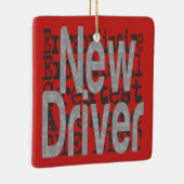 Nieuwe driver extraordinaire keramisch ornament (Rechts)