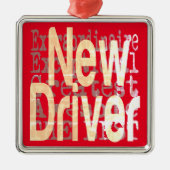 Nieuwe driver extraordinaire metalen ornament (Voorkant)