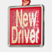 Nieuwe driver extraordinaire metalen ornament (Links)