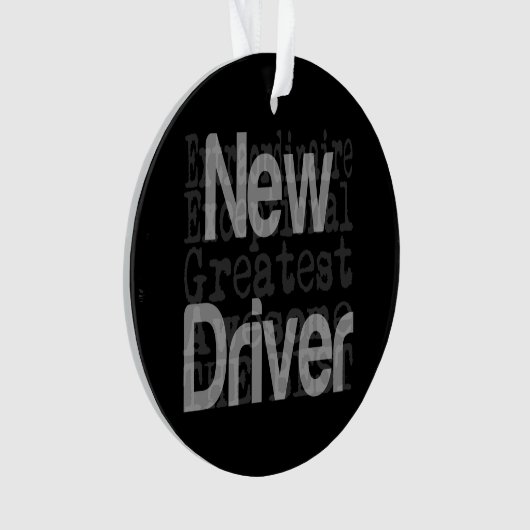 Nieuwe driver extraordinaire ornament (voorkant)