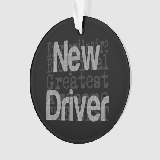 Nieuwe driver extraordinaire ornament (voorkant)