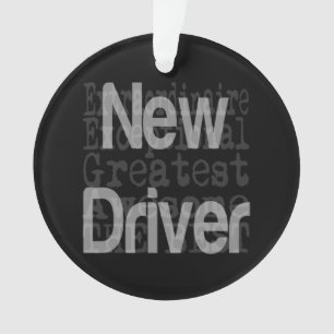 Nieuwe driver extraordinaire ornament