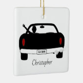 Nieuwe driver Guy op maat Keramisch Ornament (Rechts)