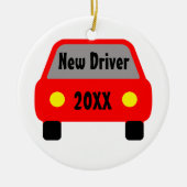 Nieuwe driver keramisch ornament (Voorkant)