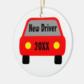 Nieuwe driver keramisch ornament (Links)