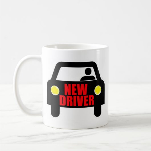 Nieuwe driver koffiemok (Links)
