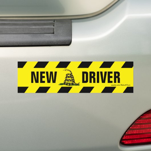 Nieuwe driver niet op mij tikt bumpersticker (Op auto)