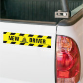 Nieuwe driver niet op mij tikt bumpersticker (Op Truck)