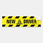 Nieuwe driver niet op mij tikt bumpersticker (Voorkant)