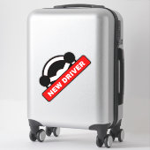 Nieuwe Driver Sticker voor Auto's & Vrachtwagens & (Koffer)