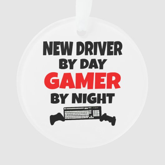 Nieuwe driver voor dag tegen nacht ornament (voorkant)