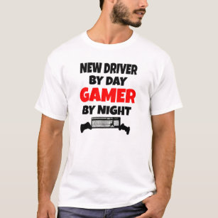 Nieuwe driver voor dag tegen nacht t-shirt