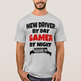 Nieuwe driver voor dag tegen nacht t-shirt
