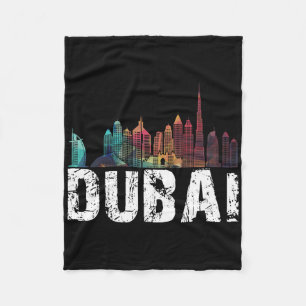 Nieuwe Dubai Liefde Skyline Uni Voor Vakantie In D Fleece Deken