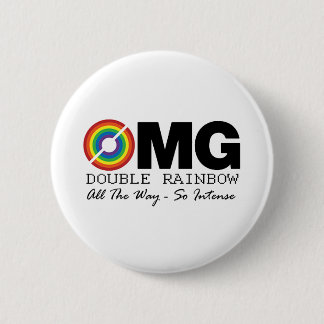 nieuwe dubbele regenboog aan shirt om te zeggen wa ronde button 5,7 cm