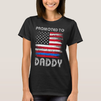 Nieuwe eerste keer dat Pap Politie Wetshandhaving T-shirt