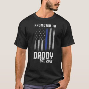 Nieuwe eerste keer papa politie politie politie po t-shirt