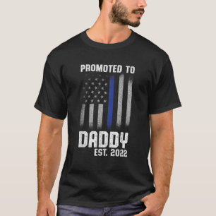 Nieuwe eerste keer papa politie politie politie po t-shirt