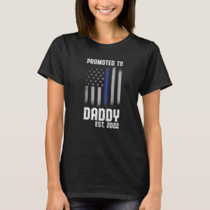Nieuwe eerste keer papa politie politie politie po t-shirt