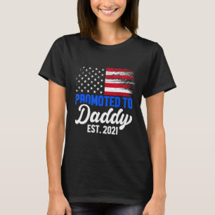 Nieuwe Eerste Keer Papa Politie Rechtshandhaving P T-shirt