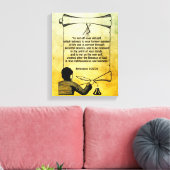 Nieuwe Efhesians Bijbelprijsvragen 4:22-24 Canvas Afdruk (Insitu (Woonkamer))