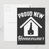 Nieuwe eigenaar van het huishouden briefkaart (Voorkant / Achterkant)