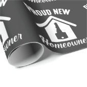 Nieuwe eigenaar van het huishouden cadeaupapier (Rol Hoek)