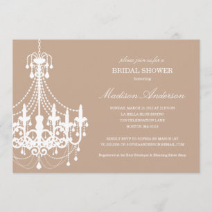 NIEUWE ELEGANCE   BRIDAL SHOWER INVITATION KAART
