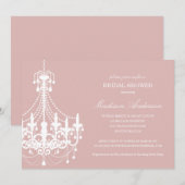NIEUWE ELEGANCE | BRIDAL SHOWER INVITATION KAART (Voorkant / Achterkant)