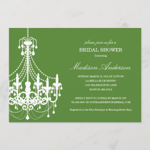 NIEUWE ELEGANCE BRIDAL SHOWER INVITATION KAART